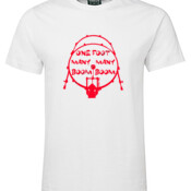 One Foot Many Many Boom Boom (red) - Men's Tee - On Special! 