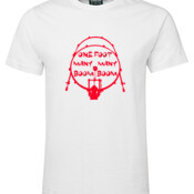 One Foot Many Many Boom Boom (red) - Men's Tee - On Special! 